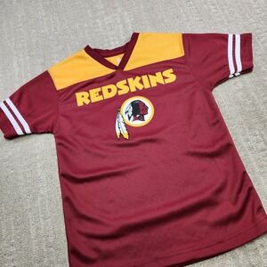 Washington Redskins Jersey Youth Small Girls Red Defunked NFL Football  Shirt